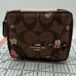 Coach Floral Jewelry Box